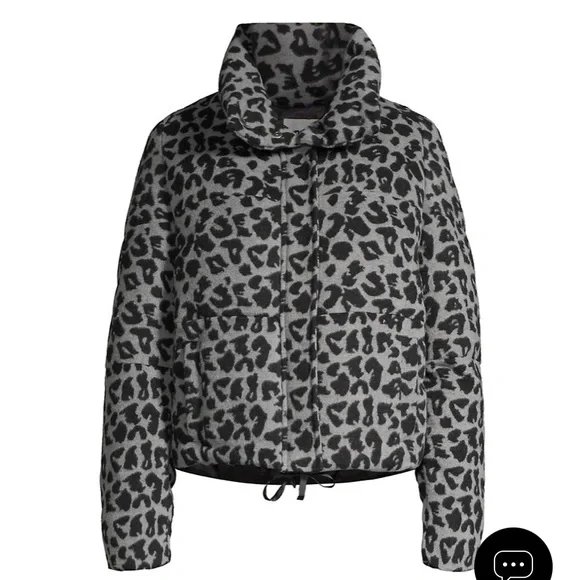 Apparis Jackets Coats Apparis Chris Leopardprint Puffer